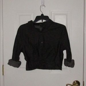 Button up cropped top